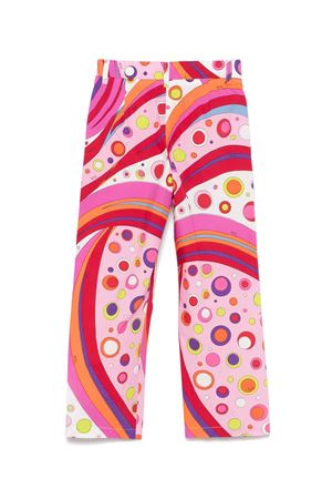 Abstract,Print Trousers EMILIO PUCCI KIDS | PW6C00P0494437MC